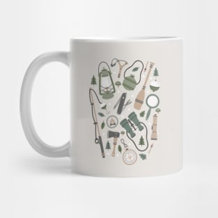 Camping Earth Tones Mug